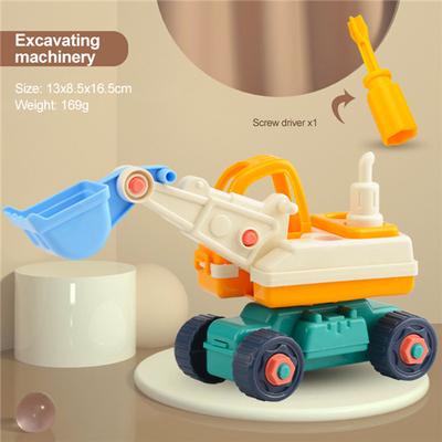 Dětské DIY Sestavování Matkami Vozidlo Letadlo Stavební Vozidlo DIY Demontáž A Sestavení Model Hračka Dětský Dárek