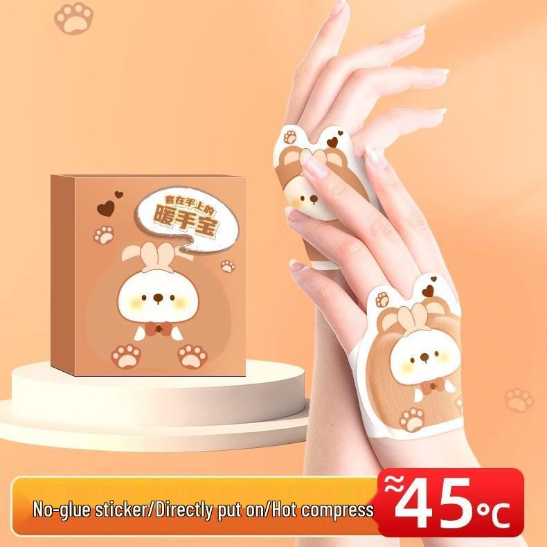 Self-Heating Wearable Hand Warmers for Students and Children