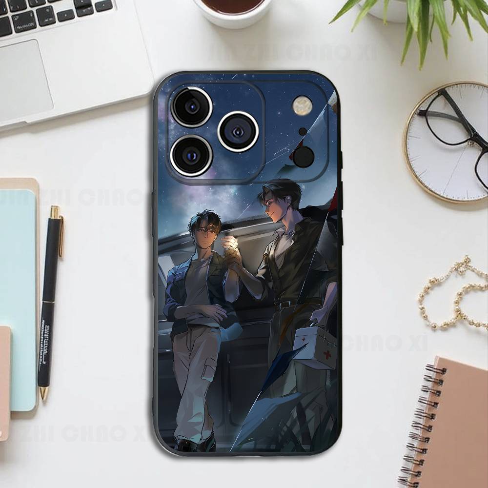 Sao Hom Nam Tay Tang Silicone Soft Phone Case For IPhone17 16 15 14 13 12 11 Pro Max Plus X XR SE Cover