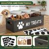 Reusable Pet Food Container Wooden Food Storage Container  Countertop Organization