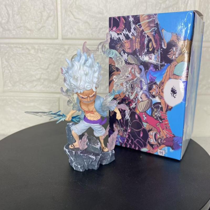 Anime One Piece figure doll model lx Nika Luffy, Sun God Nika car desktop ornament toy