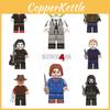 Halloween Screaming Toy Building Blocks Abs Plastic Material 8 Characters Set
