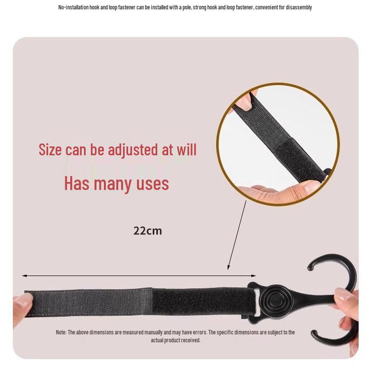 Universal No-Drill Hook for Electric/Motor Bicycles - Ideal for Hanging Bags, Helmets, and Heavy Items