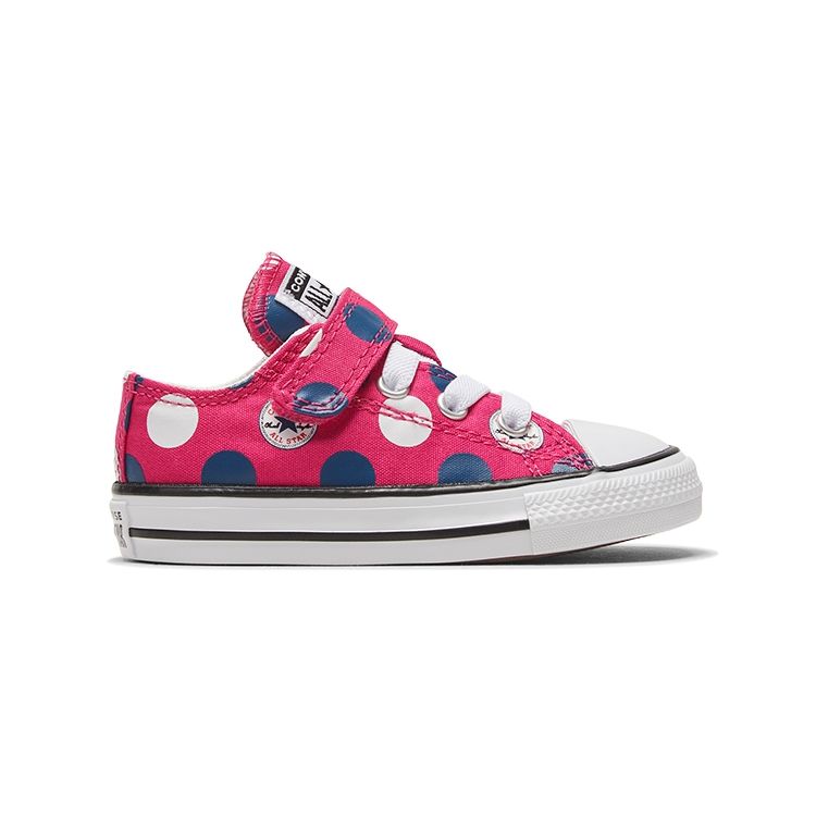 Converse Chuck Taylor All Star 1V Canvas Low Top Sneakers Pink Baby Sneakers 767782C
