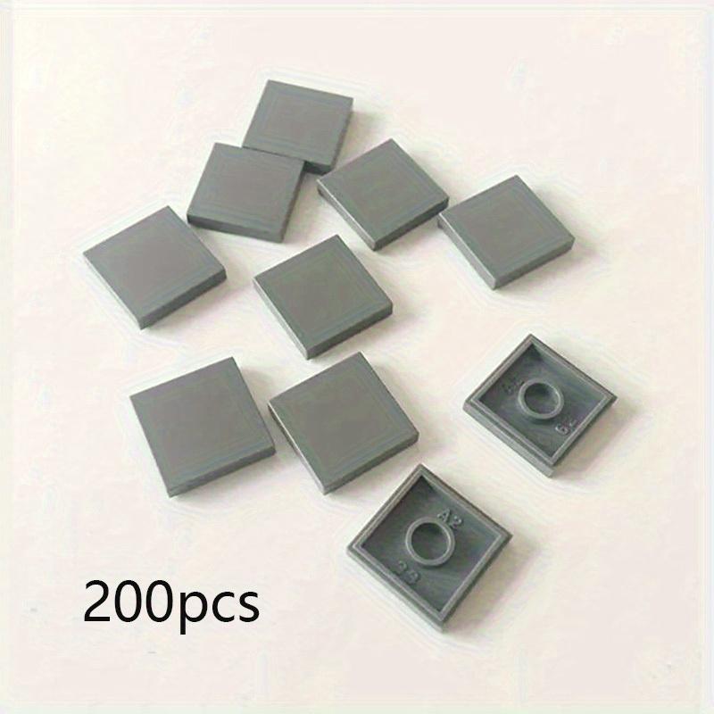 Non-Toxic 200Pcs Flat Tile 2X2 Bricks Moc Assemble Particles 3068 Size Smooth Building Blocks Diy Educational Creative Toy For Kids