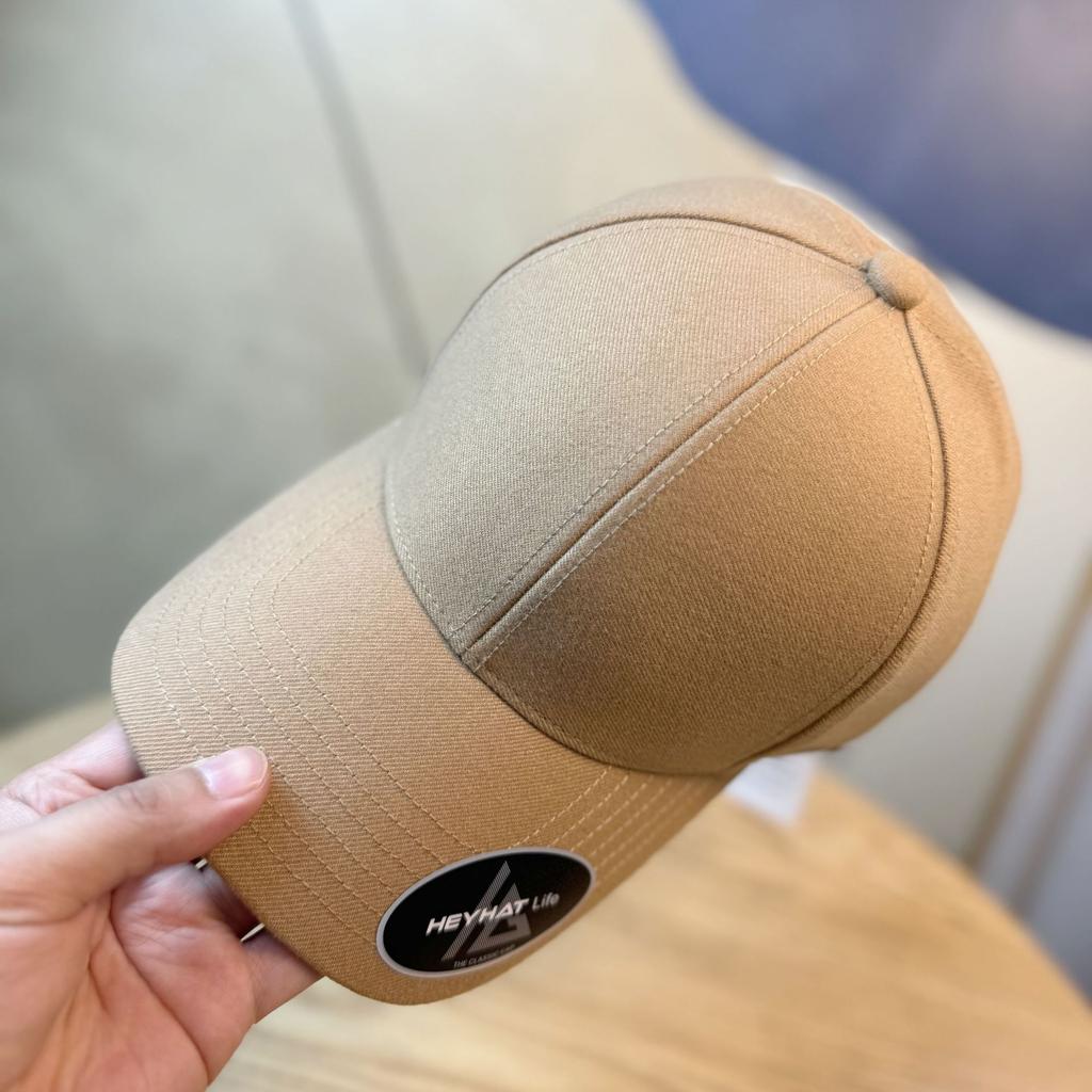 Peaked Cap Men's Large Brim Spring and Autumn Woolen Hat Large Head Circumference Soft Top Widened Brim Baseball Cap Women's Extended Brim