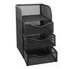Metal Desk Organizer 3 Drawers Office Desk Organizer Desk Accessories Organizer  For Office