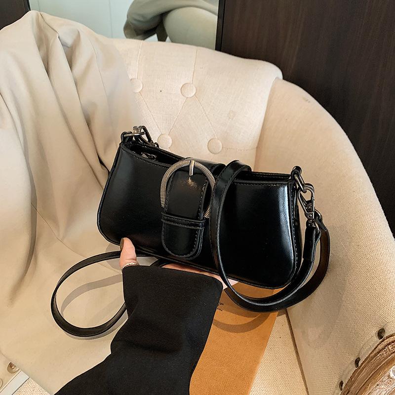 Simple and Versatile Underarm Bag Women's New High-end Fashion Small Square Bag Niche Trend Casual Women's Bag