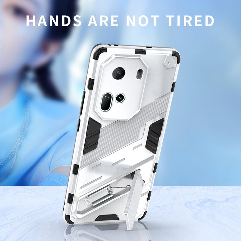 Pro OPPO Reno 11 9 8 7 6 5 Pro Plus 5G Pouzdro Nárazuvzdorné Pancéřové Zadní Krytí Ochrana proti Pádu Stojánek Coque Pouzdra