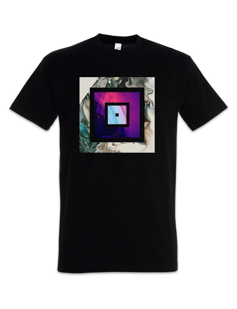 Abstract Squares T-Shirt Random Abstract Art Colourful Forms Form Oldschool