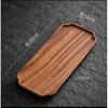 Wooden Leaf-Shaped Snack and Tea Tray