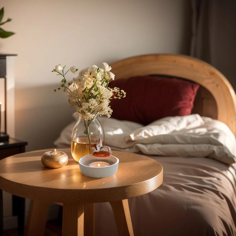 Cat/Dog/Rabbit/Fox Aromatherapy Holder Warming Paws Candlestick Holder Cute Candlestick Lamp Holder Cartoon for Animal Lovers