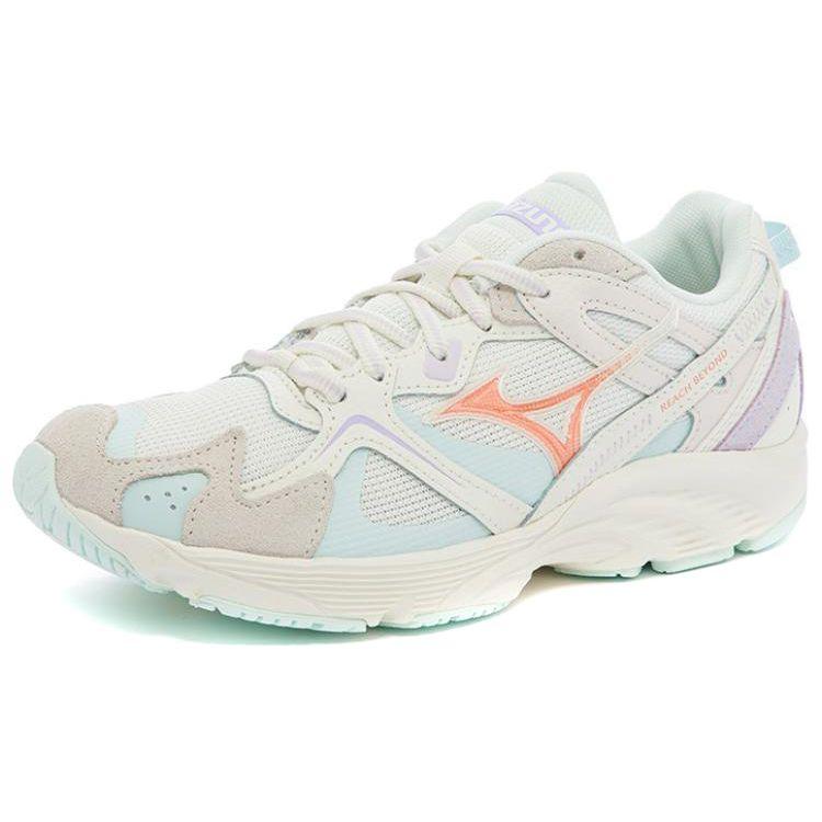 Mizuno LG 90S EC Breathable Durable Low-Top Running Shoes Women sneaker White Blue Purple D1GH221306