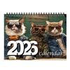 Yousheng 2026 Wall Calendar Jan 2026 - Dec 2026 12 Monthly Planner Wall Hanging Calendar with Funny Dog/Cat Images for School Home Office
