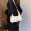 Trendy Street Style Large Capacity Pu Crossbody Bag Fashionable Minimalist Tote Handbag