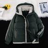 Men's Winter Cotton Coat Casual Thickened Hooded Parka Student Autumn/winter Fashion Outerwear