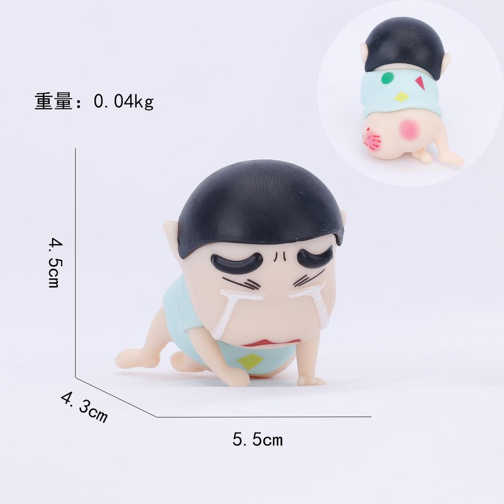 Kawaii Crayon Shin-chan Figurine Motorcycle Shin-chan Anime Figure Cartoon Ornaments Delicate Birthday Gift Home Decoration