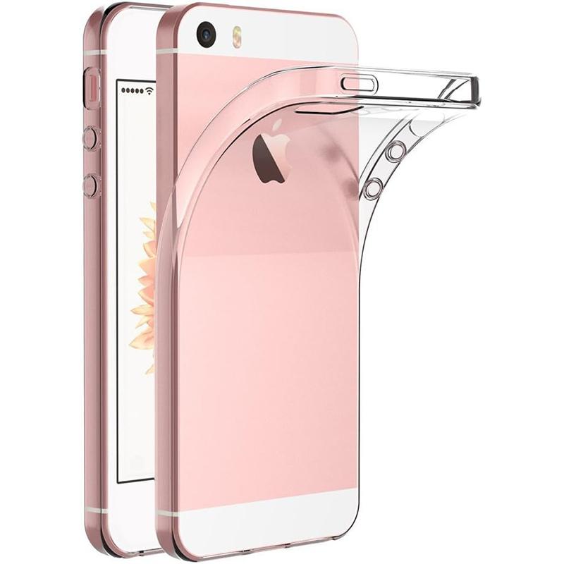 

Ультратонкий мягкий силиконовый чехол для iPhone SE 2 3 4 Прозрачный корпус Тонкая прозрачная накладка Чехол из ТПУ для iPhone SE for iPhone SE 2016