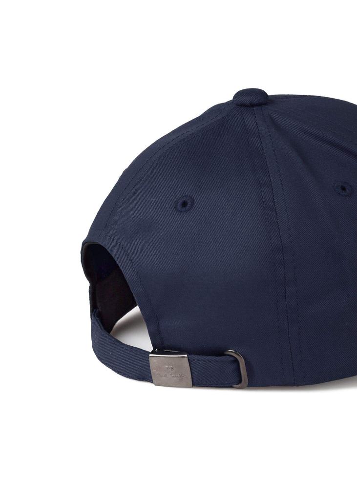 Paul Smith Sports Stripe Zebra Base Cap with One-Point Accent, Sports Stripe Zebra, with Shopping Bag, 100306 290306 987C (Navy)