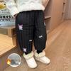 Pantalones de Invierno de Algodón con Dibujos para Niñas Meng Tang Tang - Pantalones Dulces de Estilo Coreano de Moda