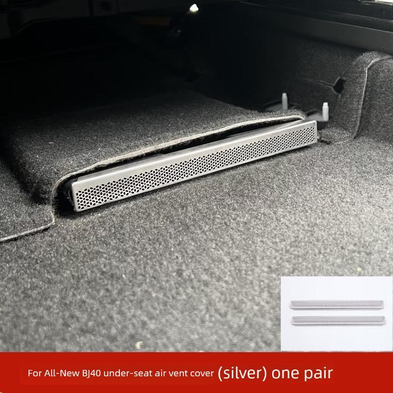 For Under‑Seat Air Outlet Dust Cover, Air Vent Protective Cover Interior Decoration for All‑New BAIC BJ40E/C 2024‑2026 Models