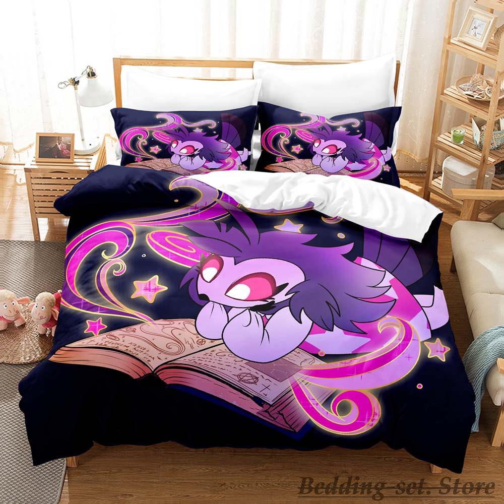 2023 Loona Boss Bedding Set Single Twin Full Queen King Size Bed Set Adult Kid Bedroom Duvetcover Sets Anime Parure De Lit Bed