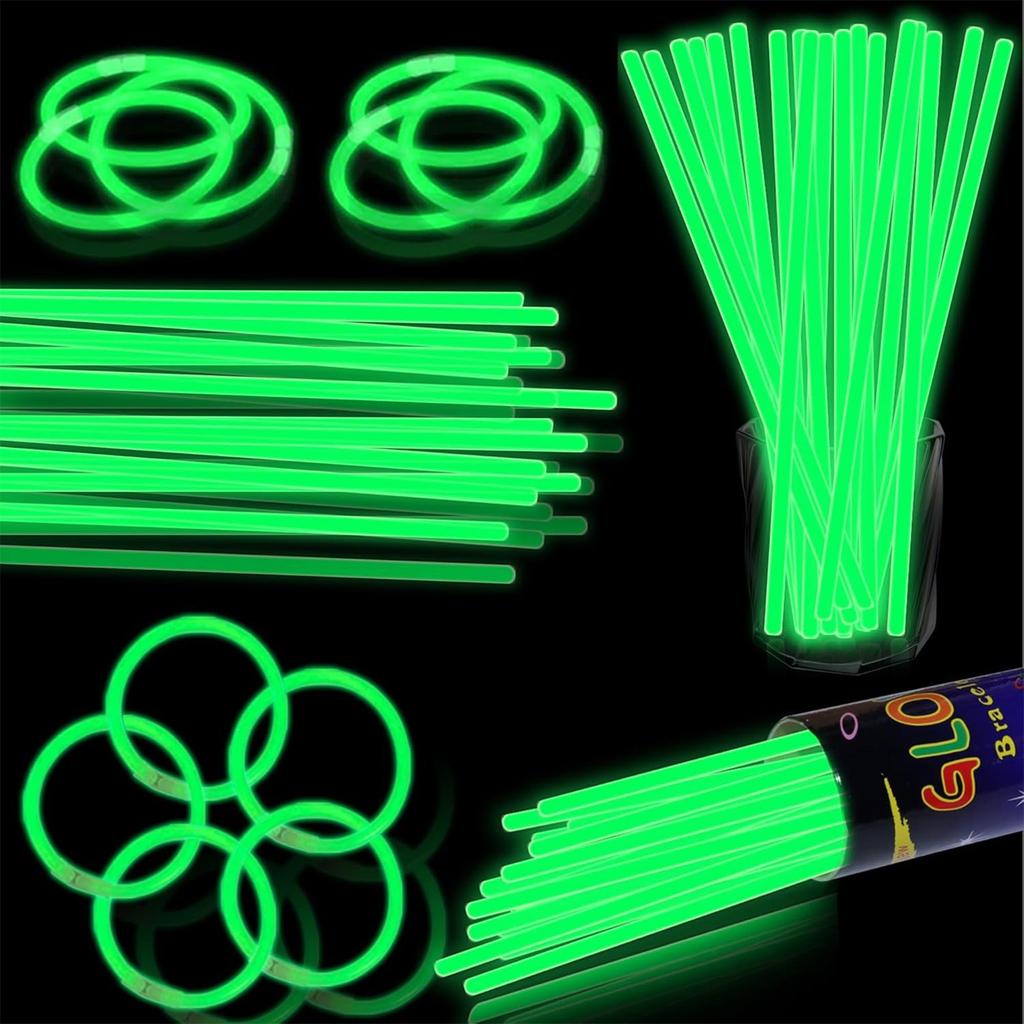 100pcs Glow Stick Night Light Props For Gatherings Festival Birthday Party Concert Cheering Props Wrist Decoration