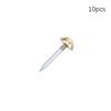 10pcs Upholstery Nails Solid Brass Retro Studs Thumb Tacks Furniture Fastener Vintage Decor Sofa Door 6/8/10/12mm Head 22mm Long