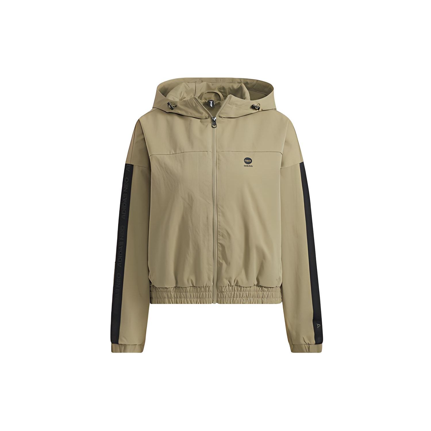 

Adidas Neo с логотипом бренда и буквенным принтом, женская куртка с капюшоном, зеленая HE4490 XL