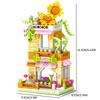 City Street View Building Block Set DIY Ice Cream Coffee Flower Shop Model Building Toy Ideal for Home Decor and Holiday Gifts