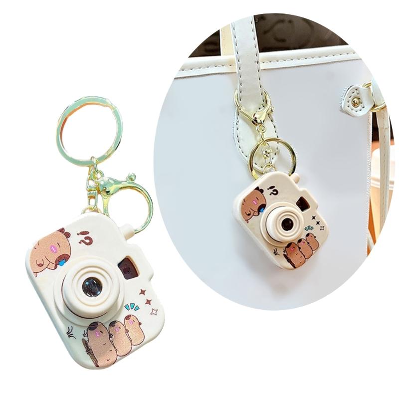 Creative Capybaras Projection Camera Keychain With Built In Mini Projector For Adults And Anime Enthusiasts