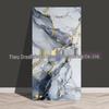 Waterproof Marble Imitation Tile Wall Sticker for Kitchen Renovation - Oil & Moisture Resistant, Self-Adhesive Decor.