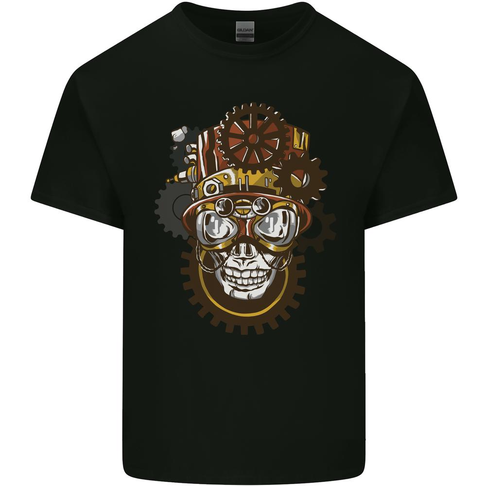 Steampunk Skull Kids T-shirt Childrens M