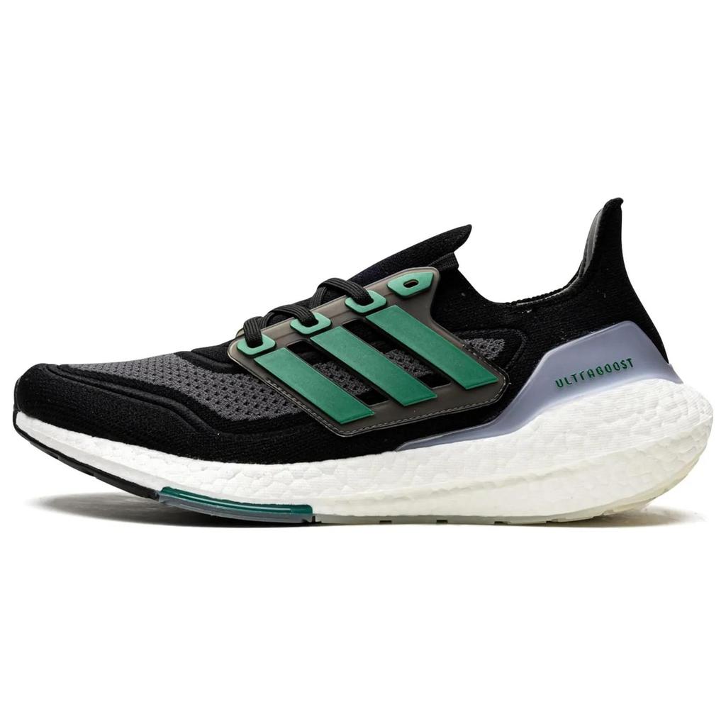 adidas UltraBoost 21 'Black Sub Green' (Unisex) Cloud White / Sub Green / Core Black Running Shoes FZ1923