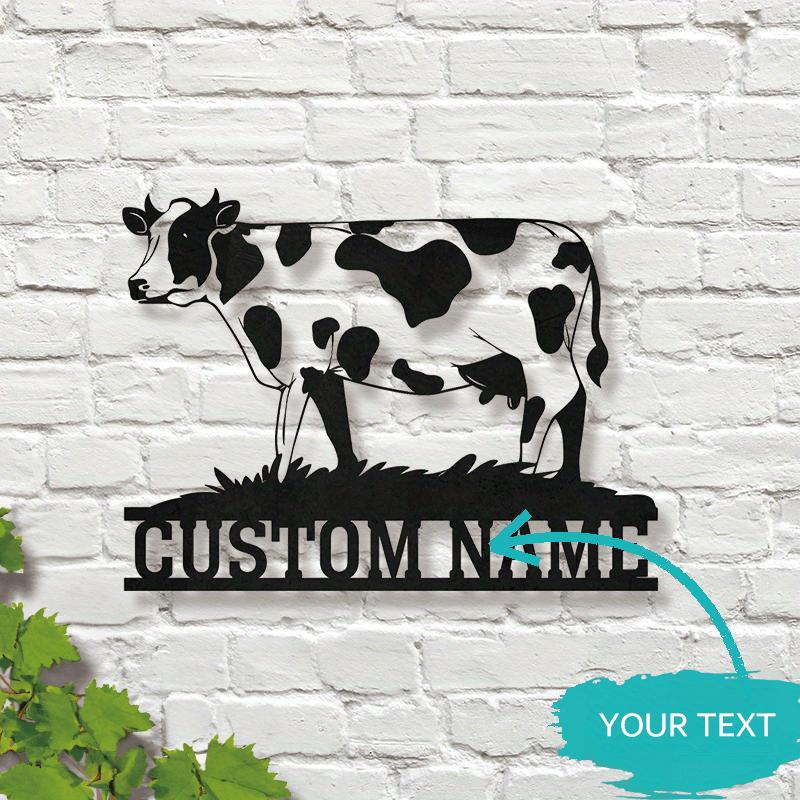 

Custom Chicken Farmhouse Metal Sign Rustic Wall Art Countryside Coop Poultry Lover Gift Hanging Sculpture