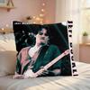 JJeff BBuckley Singer Cushion Cover Silky Short Plush Invisible Zipper Dustproof Sofa Pillow Case For Home Decor