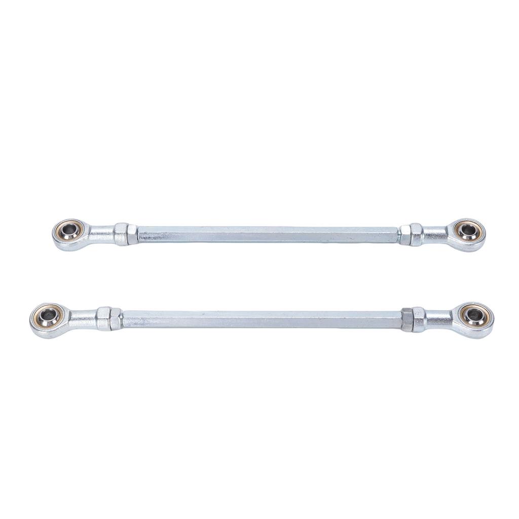 1 Pair 255mm Steering Tie Rod Kit Steel Alloy 8mm Ball Joint Tie Rod End Assembly for Go Kart Drift Trike ATV Quad Mini