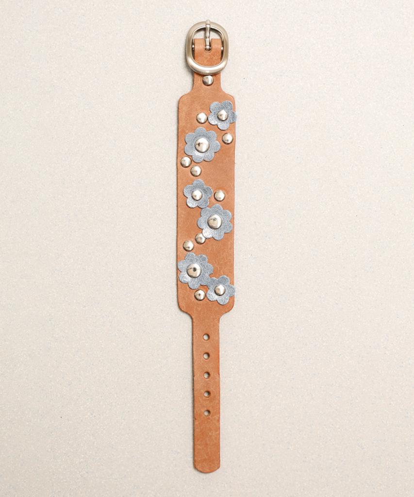Towtow Archive Feverfew Leather Bracelet Brown