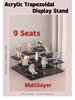 Transparent Acrylic Display Stand for Action Figures, Blind Boxes, Dolls, and Desserts