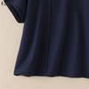 ZANZEA Women Casual Round Neck Solid Color Summer Short Sleeve Blouse