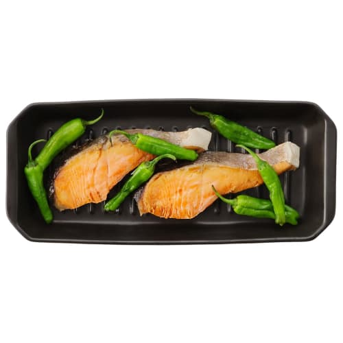 Ishigaki Delish Life Microwave Grilling Ceramic Plate for Meat and Fish, Rectangular, 25 X 11 Cm, Product Number: 4557