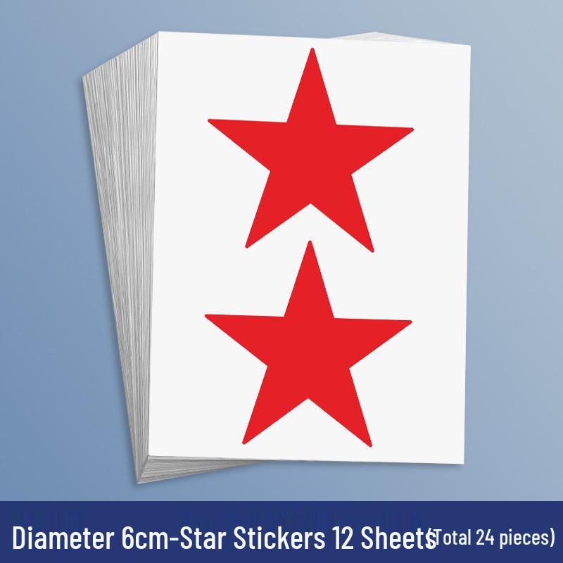 Yellow Star Reward Stickers for Kids - Smiley Face for Self-Discipline & Praise In Elementary School
