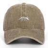 Japanese Retro Dinosaur Embroidery Duckbill Sun Protection Cap for Women