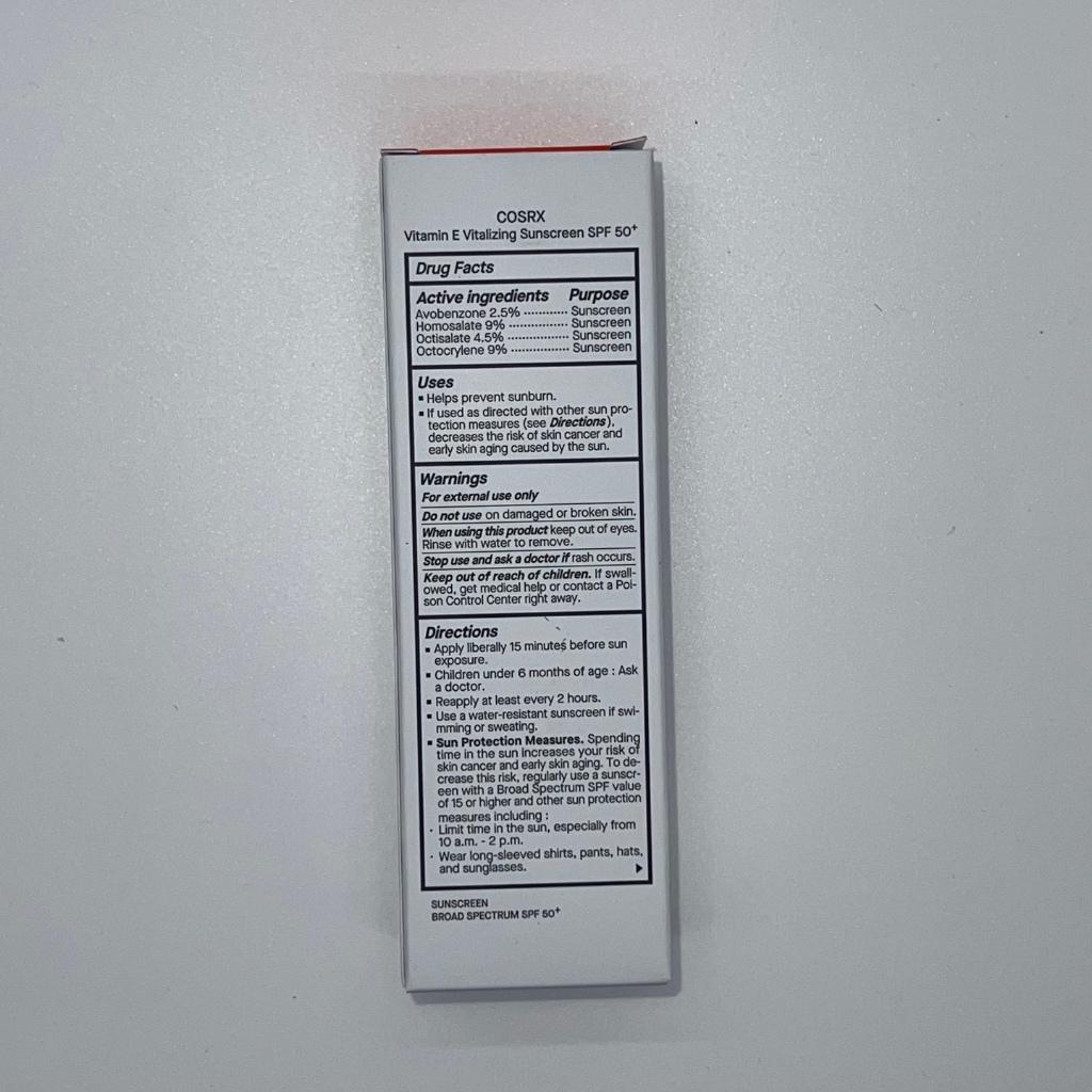 Vitamin E Vitalizing Sunscreen SPF 50+ 50ml