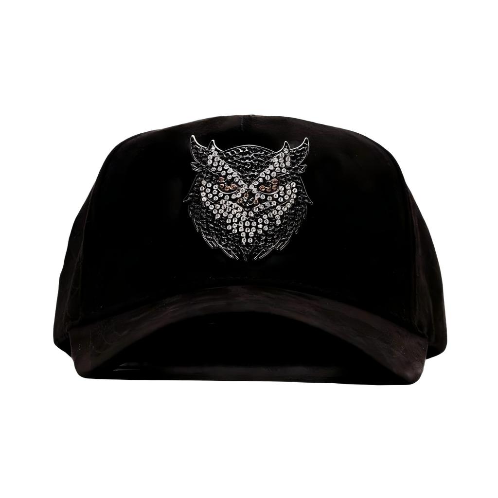 Wholesale Yo No Pesco Star Satin Lined Terry Dobby Embroidered Bling Sports Cap 5 Panel Rhinestone Brim Baseball Caps Barbas