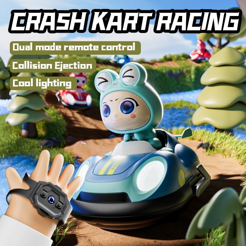 Y7 2.4G RC Bumper Car, Intelligent Battle Remote Control Car, Parent-Child Interactive Game Toy, Birthday Gift for Boys Kids