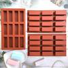 Silicone Brownie Molds Easy To Release Protein Bars Maker Reusable Baking Mould Tray  for Kitchen