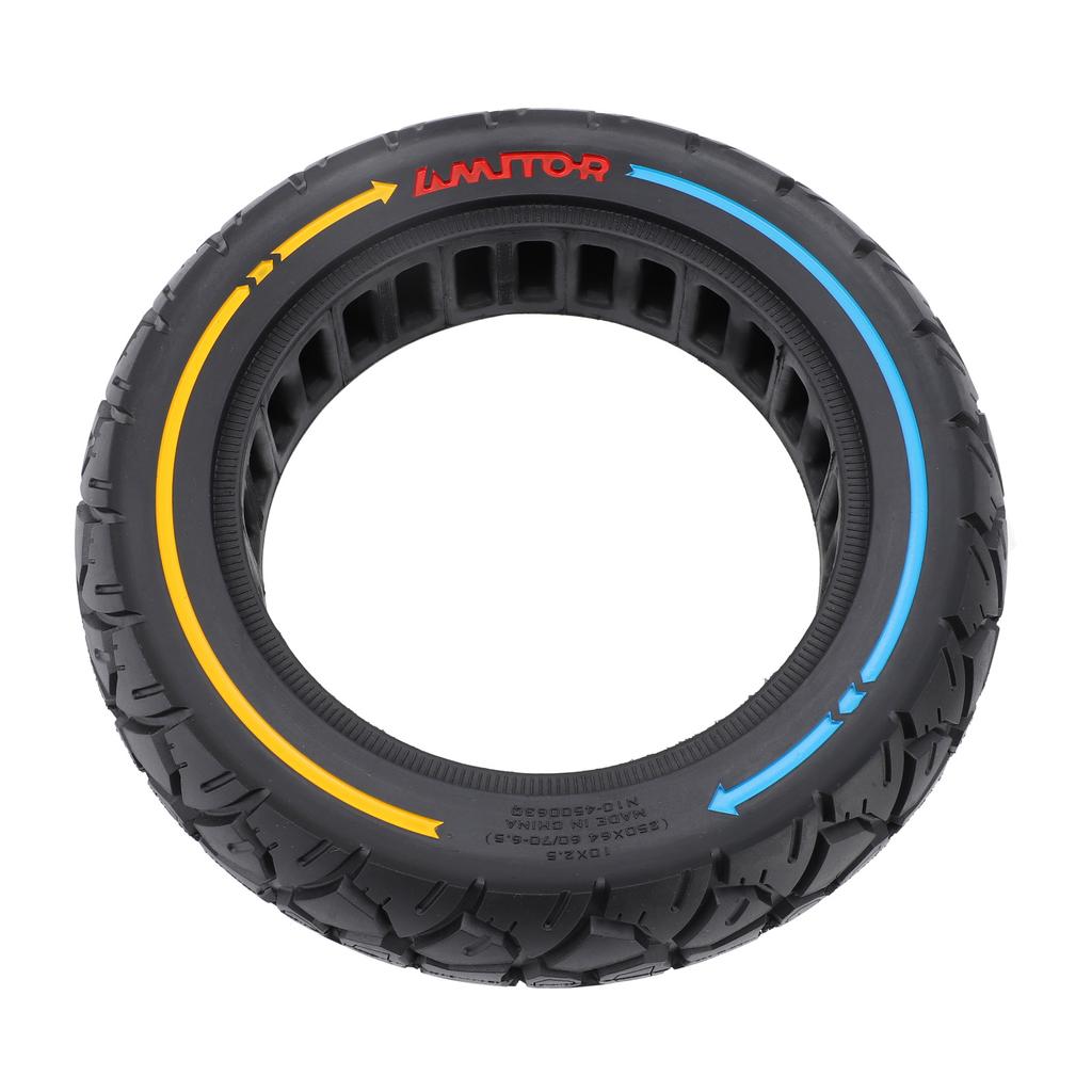 10x2.5 Electric Scooter Tire Colorful Rubber Anti Skid Scooter Honeycomb Solid Tire for G30 Scooter