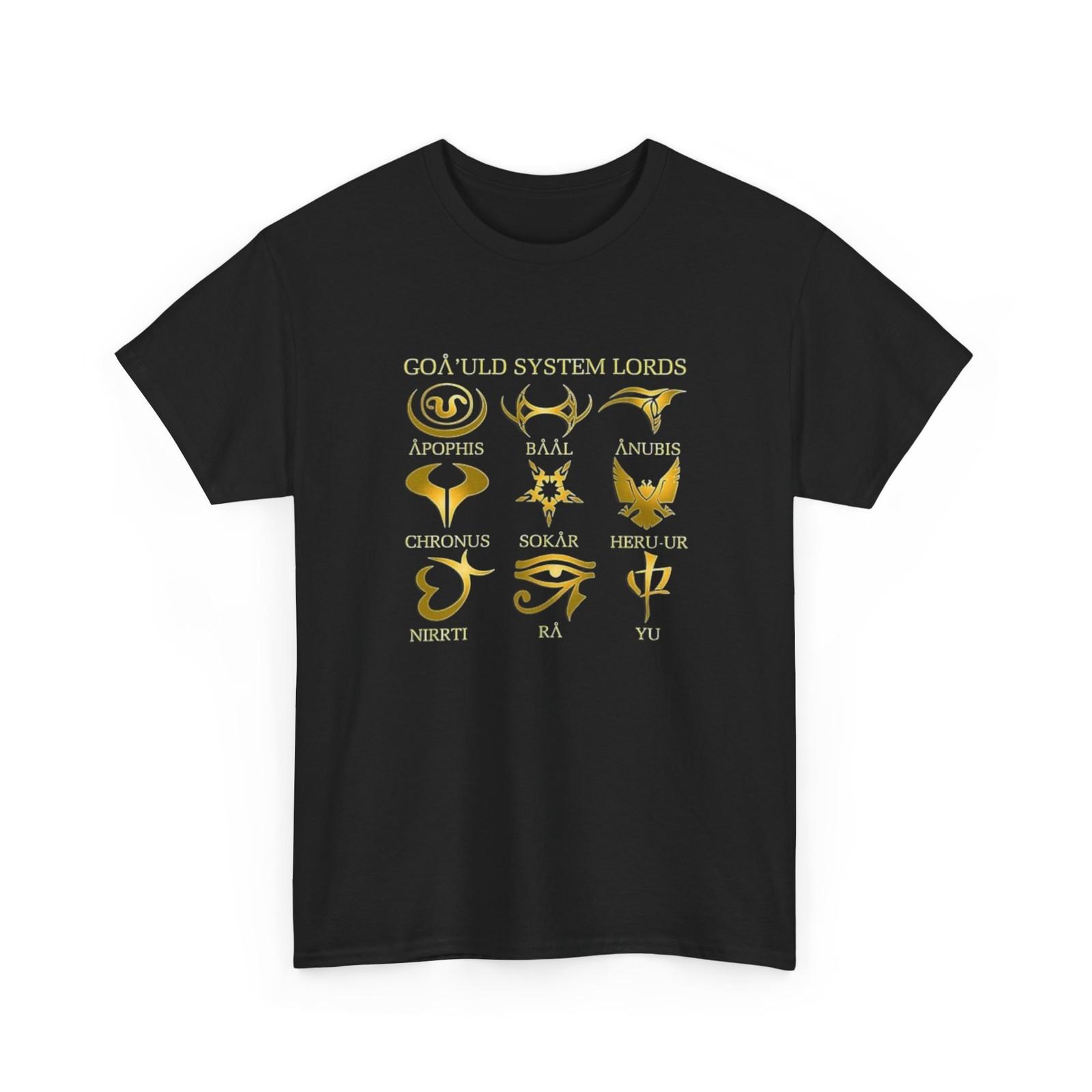 Stargate SG1 Goauld System Lords Unisex T-T-Shirt, Sci-Fi Fan Gift, Geek Apparel XL