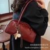 Simple Internet Celebrity Bag 2025 New Fashion Autumn and Winter Shoulder Women's Bag High Sense Underarm Versatile Boston Bag Tide